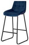 купить Барный стул Nowystyl Nicole CFS Hoker LB black (BOX-2) PL 12 темно-синий в Кишинёве 