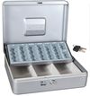 cumpără Cashboxe Viro 5286 Silver (90x300x240) cu cheie, art.03.033 în Chișinău 