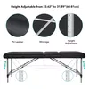 cumpără Masă de masaj Naipo MGBC-301H Black 3 fold ,Aluminum Feet în Chișinău 