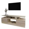 cumpără Comodă TV Smartex (16550) Т9 200cm TV Ivory+Stejar Deschis în Chișinău 