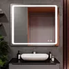 купить Зеркало для ванной Bayro Omega 800x800 LED touch c подогревом в Кишинёве 