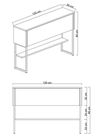 cumpără Masă Trendy Luxe, TravertinAur, 120x80x30cm (GTR005834) în Chișinău 