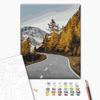 купить Картина по номерам BrushMe BS52373 40x50cm (în cutie) Drum peisagistic в Кишинёве 