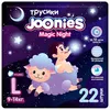 cumpără Accesoriu pentru cei mici Joonies 856106 Magic Nights Подгузники-трусики, L (9-14 кг), 22 шт. în Chișinău 