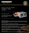 cumpără Toaster Heinner HTP-BK1400XMC Inox în Chișinău 