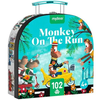 Puzzle în valiză „Maratonul maimuței”, 102 elem. Mideer 
