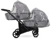 cumpără Сărucior pentru copii Kunert Carucior pentru gemeni Brav Duo Black (BD-01) în Chișinău 