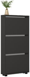 купить Полка для обуви Mobildor-Lux Leo Slim 50x16x125H cm Anthracite в Кишинёве 