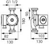 cumpără Pompă Ferro Pompa circulatie clasa A GPA II 25-6 180 0602W în Chișinău 