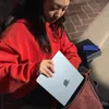 cumpără Laptop Apple MacBook Air 13" M4 10c/8g 16/256GB Sky Blue MC6T4 în Chișinău 