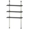 купить Cтеллаж складской Keter 56122 Raft cu 3 polite 97x30cm Shelving Kit 100, negru в Кишинёве 