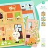 cumpără Puzzle Djeco DJ01480 Puzzle din lemn in 3 nivele Cabana Iepurasului în Chișinău 