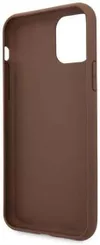 купить Чехол для смартфона CG Mobile GLBR Guess 4G Stripe Cover for iPhone 11 Brown (EU Blister) в Кишинёве 
