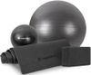 cumpără Echipament pentru yoga inSPORTline 13280 Set yoga black minge pilates/fitball/bloc/saltea (4 buc) în Chișinău 