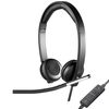 купить Logitech USB Headset H650e Dual, Bi-directional ECM noise-canceling mic Freq. resp: 100 Hz - 10 KHz Sensitivity: -45 dB +/- 3 dB, 2.5m cable, 981-000519 (casti cu microfon/наушники с микрофоном) в Кишинёве 