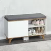 cumpără Raft pentru încălțăminte Kesper 15942 Dulap pantofi alb PAL 77x30x48cm în Chișinău 