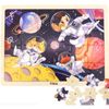 купить Головоломка Viga 44646 Puzzle din lemn Animalele în cosmos, 24 elem. в Кишинёве 