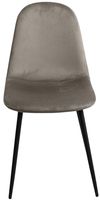 купить Стул Deco C-710 Catifea + Black Legs Grey в Кишинёве 