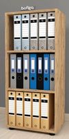 купить Офисный стеллаж Nex Home Folder, 49x30x108 cm, Дуб(13-23-02) в Кишинёве 