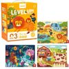 cumpără Puzzle Mideer MD3103-2 Seria de puzzle-uri Scene cu animale, 3 în 1, nivelul 3 în Chișinău 