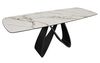 cumpără Masă Deco Rino 180/260x100xH76 White (KL-188) + Golden Legs în Chișinău 