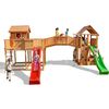купить Детская площадка Fungoo Maxi Set JOYFUL CASTEL (My_Space_XL Fortress Toybox Rainbow) teak painted в Кишинёве 