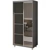 cumpără Dulap my-STYLE C10H0T06BM02-U21, 100x200, антрацит în Chișinău 