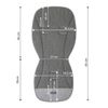 cumpără Accesorii pentru cărucior Zaffiro Husa Carucior Vara 85 Cm Bumbac Collection Grey + Net Air în Chișinău 