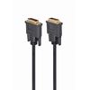 купить Gembird CC-DVI2-BK-6 cable DVI M to DVI M, 1.8m, DVI-D Dual link with ferrite в Кишинёве 