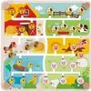cumpără Jucărie Tooky Toy R25 /18 (73599) Labirint din lemn cu animale și litere TH428A în Chișinău 