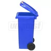 купить Бак мусорный 120 л - на колесах (синий)  UNI в Кишинёве 