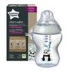 Biberon decorat cu panda Tommee Tippee (0+ luni), băiețel, 260ml, 1 buc.