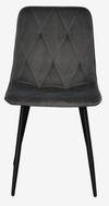купить Комплект стол и стулья Evelin di Costacurta стол DT 404-6B + 3 стула YTC-080B Dark grey в Кишинёве 