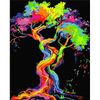 купить Картина по номерам BrushMe BSB0028FC 40x50сm (pânză neagră/fără cutie) Copacul viselor в Кишинёве 