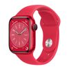 Apple Watch Series 8 GPS, 41mm (PRODUCT)RED Aluminium Case with (PRODUCT)RED Sport Band, MNP73 