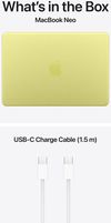 купить Ноутбук Apple MacBook Neo 13" A18 Pro 6c/5g 8/512GB Touch ID Citrus MHFE4 в Кишинёве 