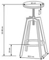 cumpără Scaun de bar Halmar H64 metal Negru în Chișinău 