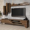 cumpără Set mobilă living Trendy Beril, Nuc 180x40x37cm în Chișinău 