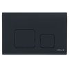 Placa de comanda Volle CUADRA EVO, neagra soft-touch, plastic 