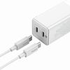 купить Зарядное устройство сетевое Baseus CCGAN-M02 GaN2 Quick Charger White в Кишинёве 