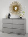 купить Комод MebelStar NEO 6S 120x43x75.5 Grey (MBS-1086) в Кишинёве 
