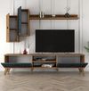 cumpără Set mobilă living Trendy Clasa S, Nuc, Calcedonie 180x44x35cm în Chișinău 