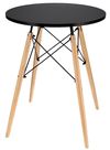 cumpără Mobilier pentru grădină Jumi CM-354159 Masa rotunda MDF, 60x60x74cm, stil scandinav, Oak Artisan/Negru în Chișinău 