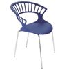 cumpără Scaun Papatya Tiara - seat purple / legs chrome în Chișinău 