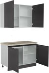 cumpără Mobilă pentru bucatarie ArtFlame GOLA Storm Grey (1.2 m.l.) în Chișinău 
