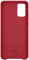 купить Чехол для смартфона Samsung EF-VG985 Leather Cover Red в Кишинёве 