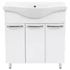 купить Шкаф под умывальник Mashtab 11343 Agat cu 3 usi 80cm Alb-Sanoma в Кишинёве 