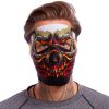 Masca protectie fata /antrenament alergare/ windproof MS Red Evil Skull(neopren, black) (3836) 