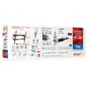 Wall Mount Barkan ''CM310+'' Black 19"-65" Tilt, max.50kg, VESA mm: up to 400x400mm+set+cable 
