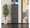cumpără Raft pentru încălțăminte Trendy Locking 4 Piece Metal-Anthracite, 50x136x15cm în Chișinău 